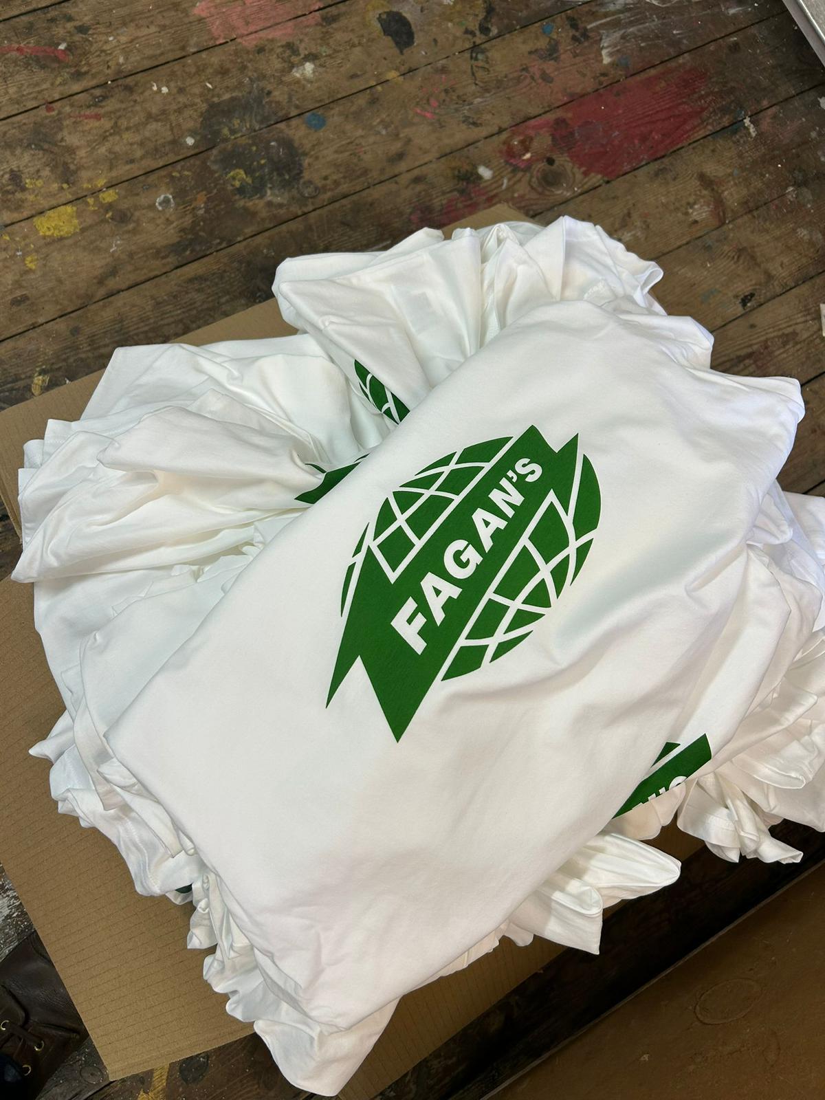 Fagans x Warp bootleg t-shirt